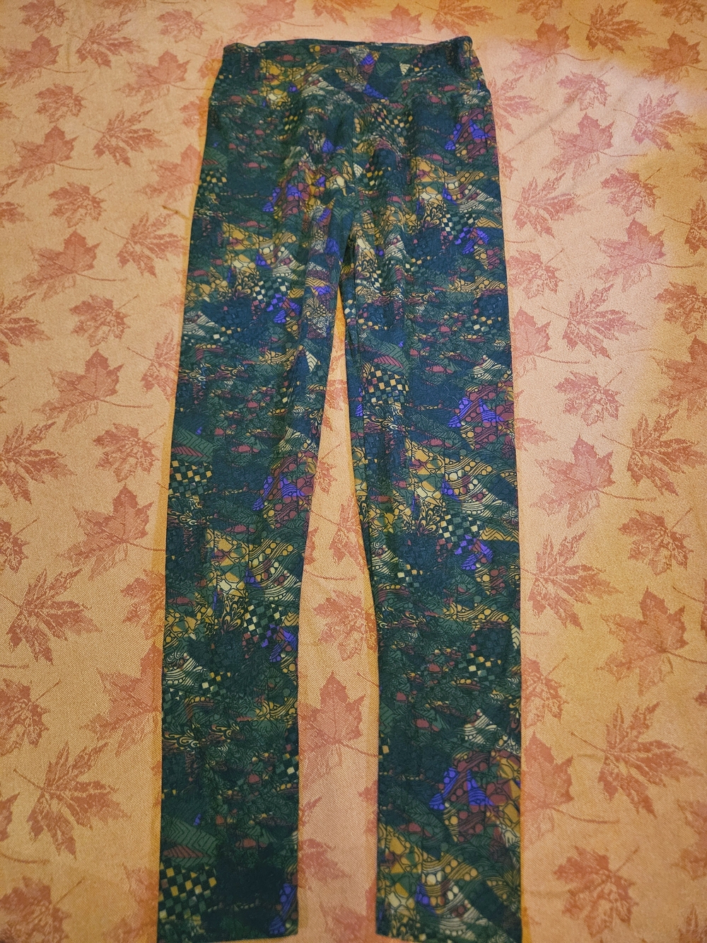 OG Lularoe Buttery Green Printed Women’s Leggings